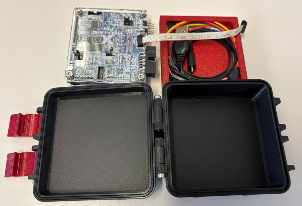 Probe and cables outside box