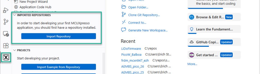VS Code and need for repository