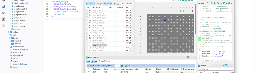 MCUXpresso SDK Project with Config Tools