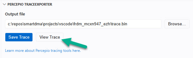 View Trace button
