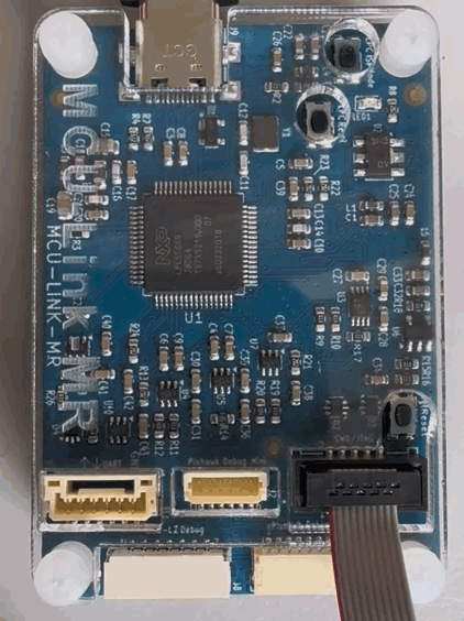 Probe identification with a LED